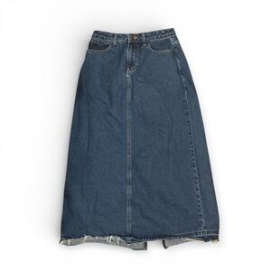 BDG Dark Wash Denim Skirt